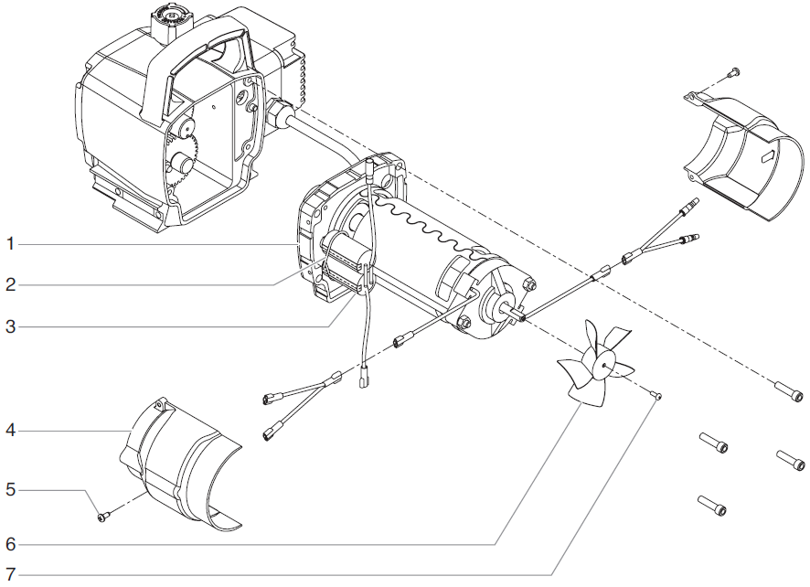 EPX2155 Advantage Motor Assembly Parts